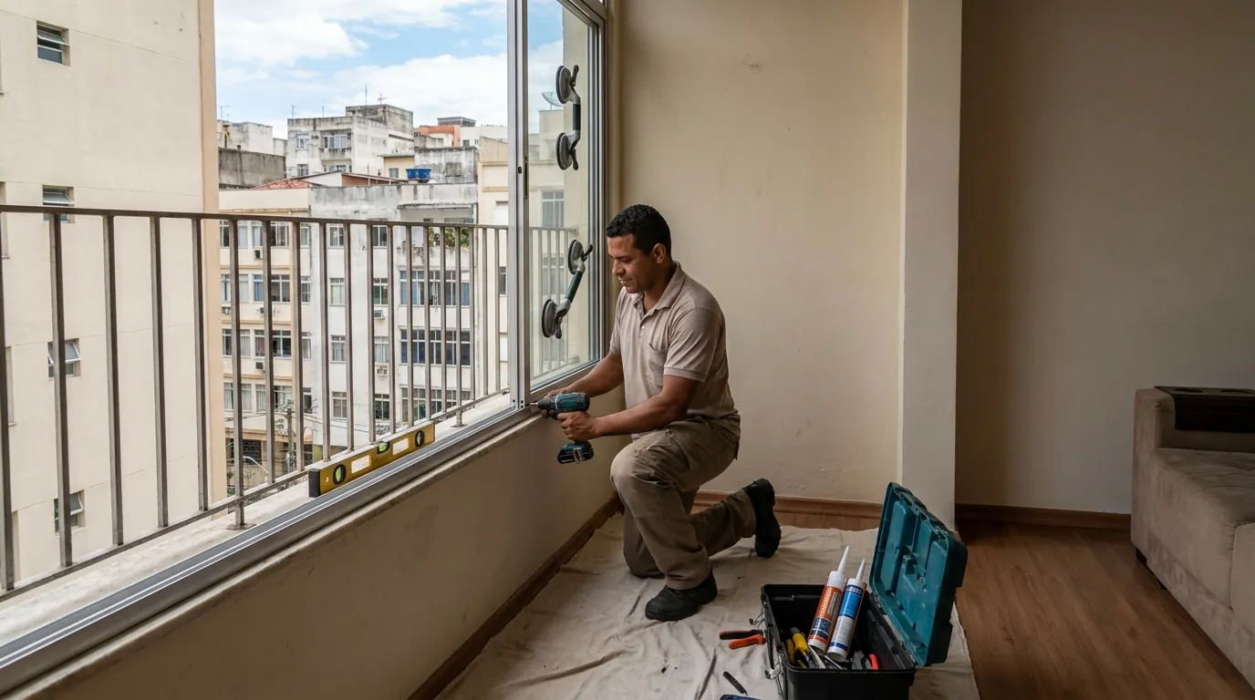 Troca de Painéis de Vidro em Niterói‑RJ